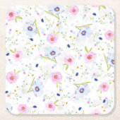 Blume Musterpapier Untersetzer (Vorderseite)