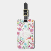 Blume Mutter eines Brautgeschenks - individuell an Gepäckanhänger (Vorderseite vertikal)