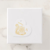 Blume Mütter Tageslinie zeichnend Folienkunst Geschenkanhänger (Mit Box)