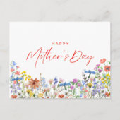 Blume Muttertag auf der Ansichtskarte Postkarte (Vorderseite)