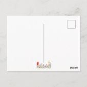 Blume Muttertag auf der Ansichtskarte Postkarte (Rückseite)