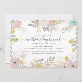 Blume Muttertag Brunch Einladung