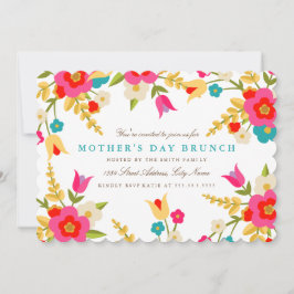 Blume Muttertag Einladung