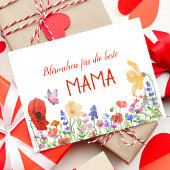 Blume Muttertag Mama Postkarte