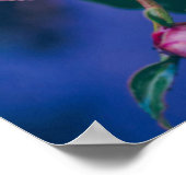 Blume nach Regen Poster (Ecke)