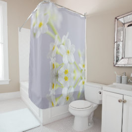 Blume nah duschvorhang