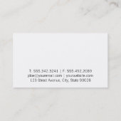 Blume | NAH Visitenkarte (Rückseite)