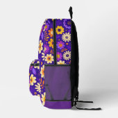 Blume Nähtasche Bedruckter Rucksack (Rechts)