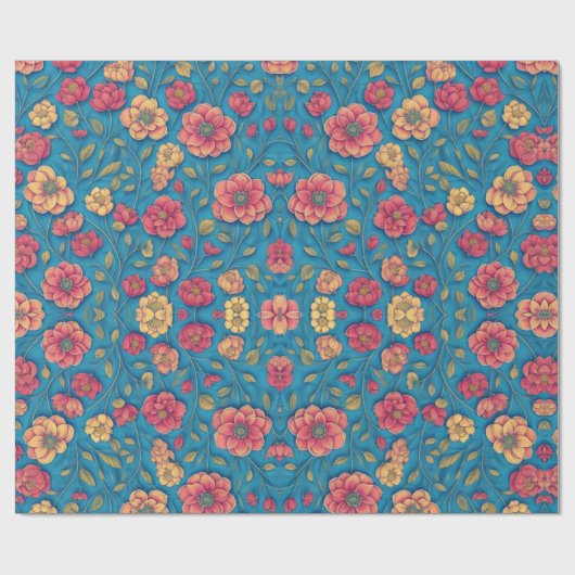 Blume nahtlos geschenkpapier (Flach)