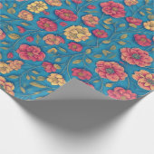 Blume nahtlos geschenkpapier (Ecke)