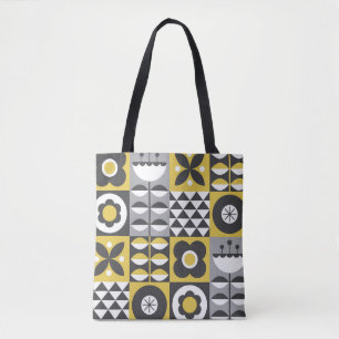 Blume nahtlos Muster Design. skandinavischer Stil Tasche