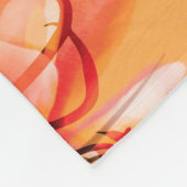 Blume Nahtloses Muster auf Beige Backgr Fleecedecke (Ecke)