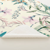 Blume Nahtloses Muster Sherpadecke (3/4)
