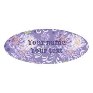 Blume Namenschild