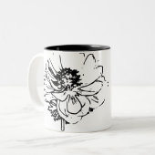Blume Natural Zweifarbige Tasse (Vorderseite Links)