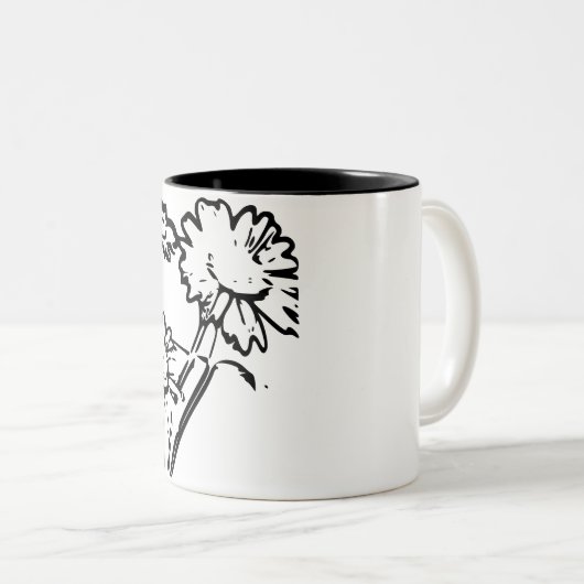 Blume Natural Zweifarbige Tasse (VorderseiteRechts)