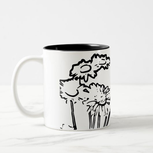 Blume Natural Zweifarbige Tasse (Links)