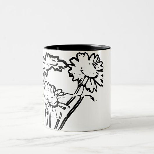 Blume Natural Zweifarbige Tasse (Mittel)