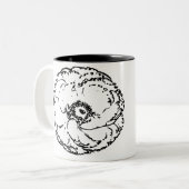 Blume Natural Zweifarbige Tasse (Vorderseite Links)