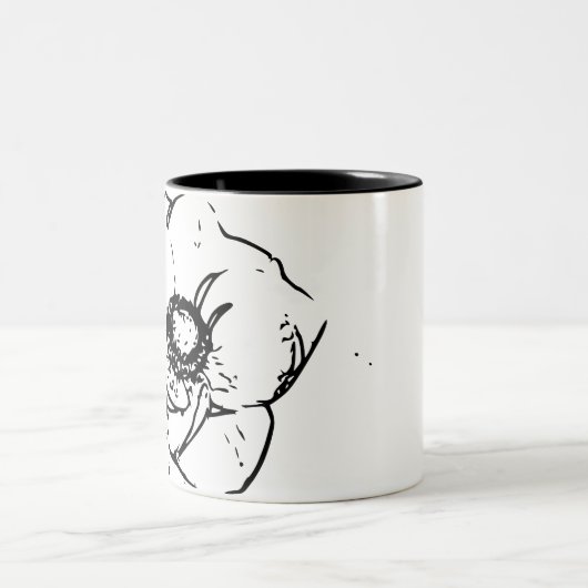 Blume Natural Zweifarbige Tasse (Mittel)