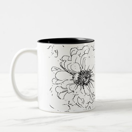 Blume Natural Zweifarbige Tasse (Links)