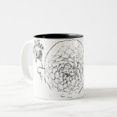 Blume Natural Zweifarbige Tasse (Vorderseite Links)