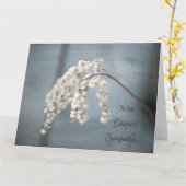 Blume Naturfotografie Blume Beileid Big Karte (Gelbe Blume)