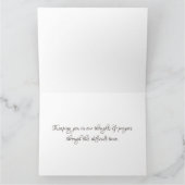 Blume Naturfotografie Blume Beileid Big Karte (Innenseite)