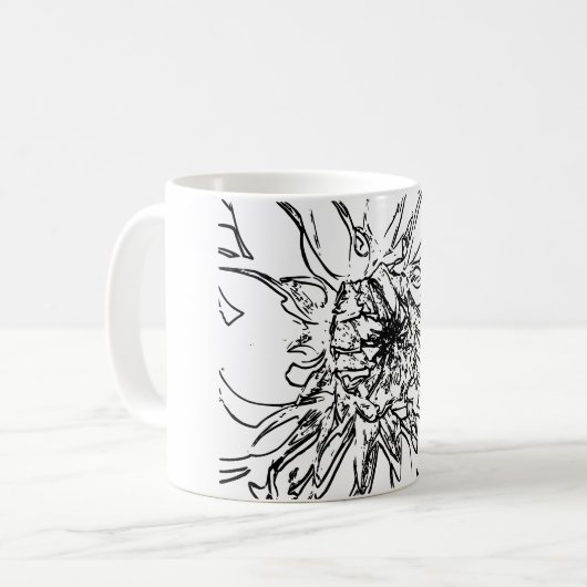 Blume Naturkunde Kaffeetasse (Vorderseite Links)