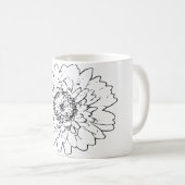 Blume Naturkunde Kaffeetasse (VorderseiteRechts)