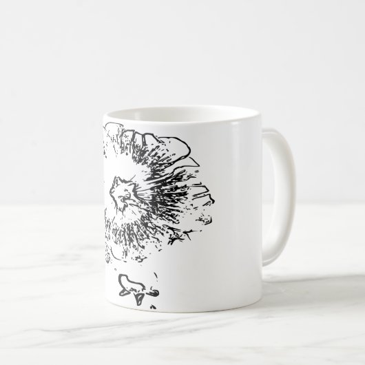 Blume Naturkunde Kaffeetasse (VorderseiteRechts)