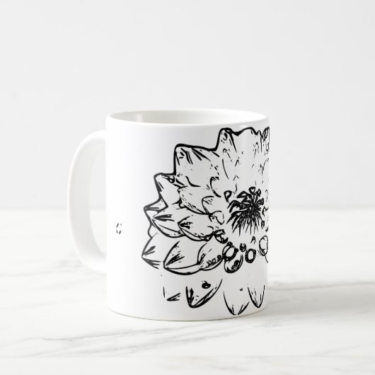 Blume Naturkunde Kaffeetasse (Vorderseite Links)