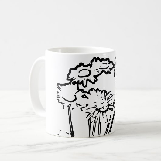 Blume Naturkunde Kaffeetasse (Vorderseite Links)