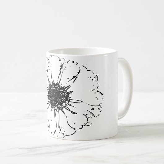 Blume Naturkunde Kaffeetasse (VorderseiteRechts)