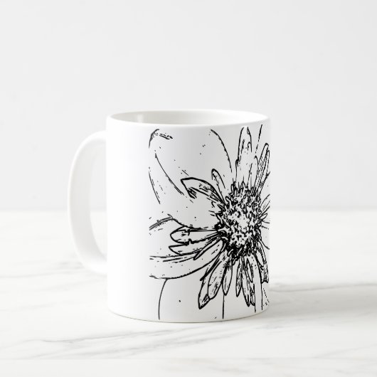 Blume Naturkunde Kaffeetasse (Vorderseite Links)