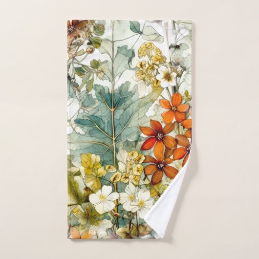 Blume Naturkunst Badhandtuch Set (Handtuch)