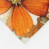 Blume Naturkunst Fleecedecke (Ecke)