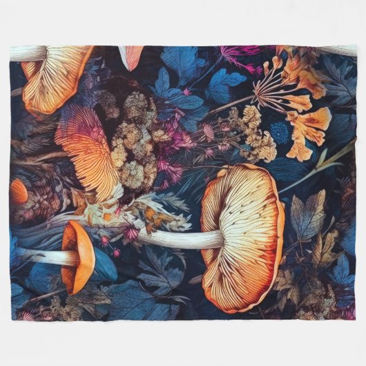 Blume Naturkunst Fleecedecke (Vorderseite (Horizontal))