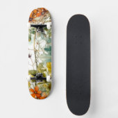 Blume Naturkunst Skateboard (Vorderseite)