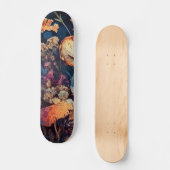 Blume Naturkunst Skateboard (Vorderseite)