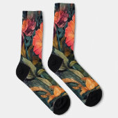 Blume Naturkunst Socken (Rechts)