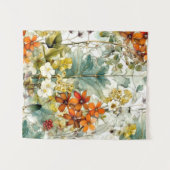 Blume Naturkunst Wandteppich (Vorderseite (Horizontal))