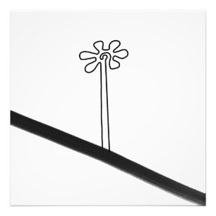 Blume Nazca Peru antikes idol Geoglyph Symbol Inn Fotodruck