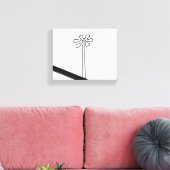 Blume Nazca Peru antikes idol Geoglyph Symbol Inn Leinwanddruck (Insitu (Wohnzimmer))