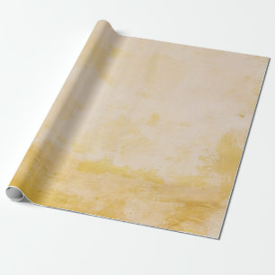 Blume neben der gelben Wand Geschenkpapier