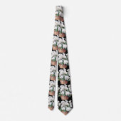 Blume Neck Tie Krawatte (Rückseite)