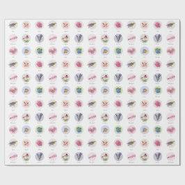 Blume Neuenglands Geschenkpapier
