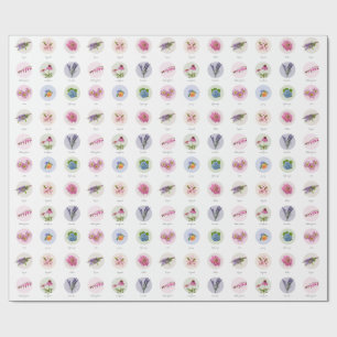 Blume Neuenglands Geschenkpapier