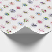 Blume Neuenglands Geschenkpapier (Ecke)