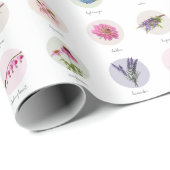 Blume Neuenglands Geschenkpapier (Rolleneckpunkt)